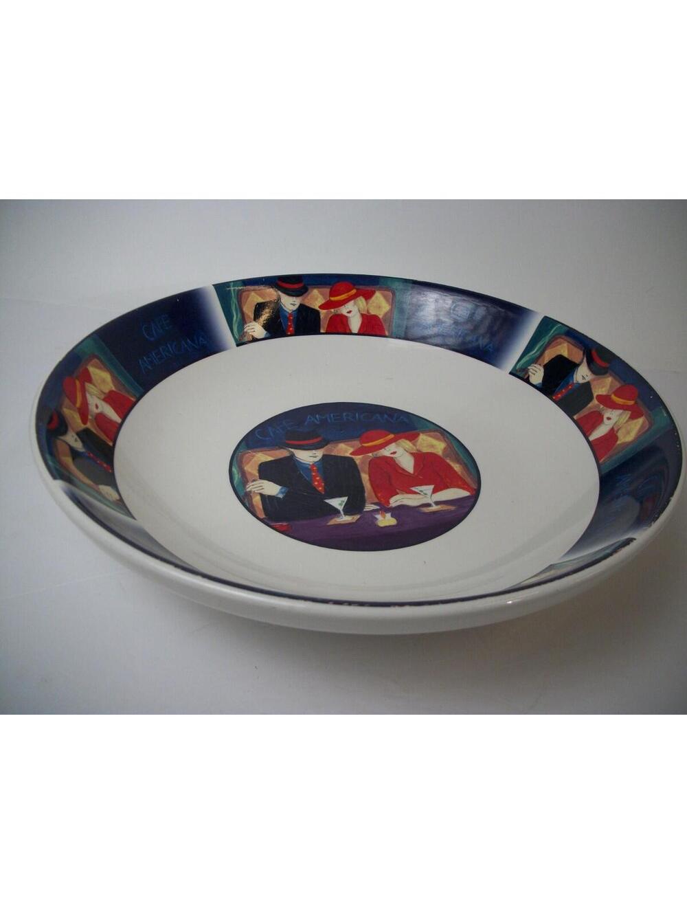 CAFE AMERICANA by Sango 12.5-inch salad serving bowl